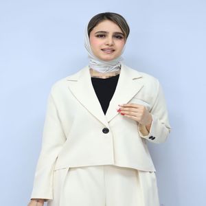 خرید اینترنتی قیمت کت زنانه کرپ مازراتی نیکول