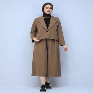 خرید اینترنتی قیمت کت زنانه کرپ مازراتی نیکول