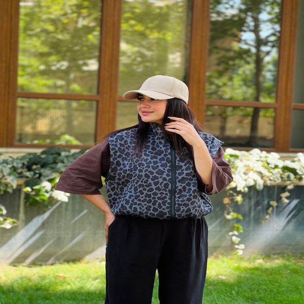 وست زنانه پلنگی