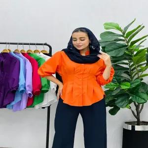 خرید اینترنتی قیمت شومیز ساعت شنی