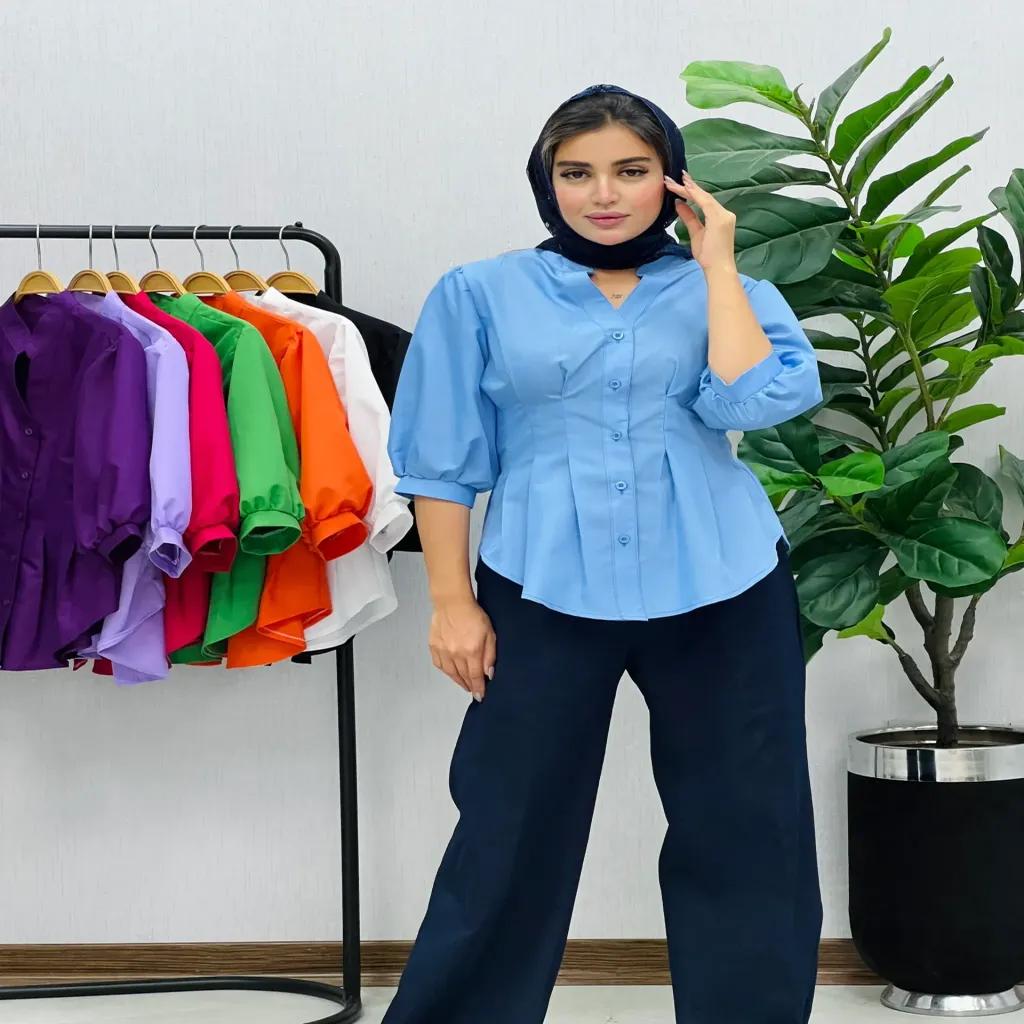 خرید اینترنتی قیمت شومیز ساعت شنی