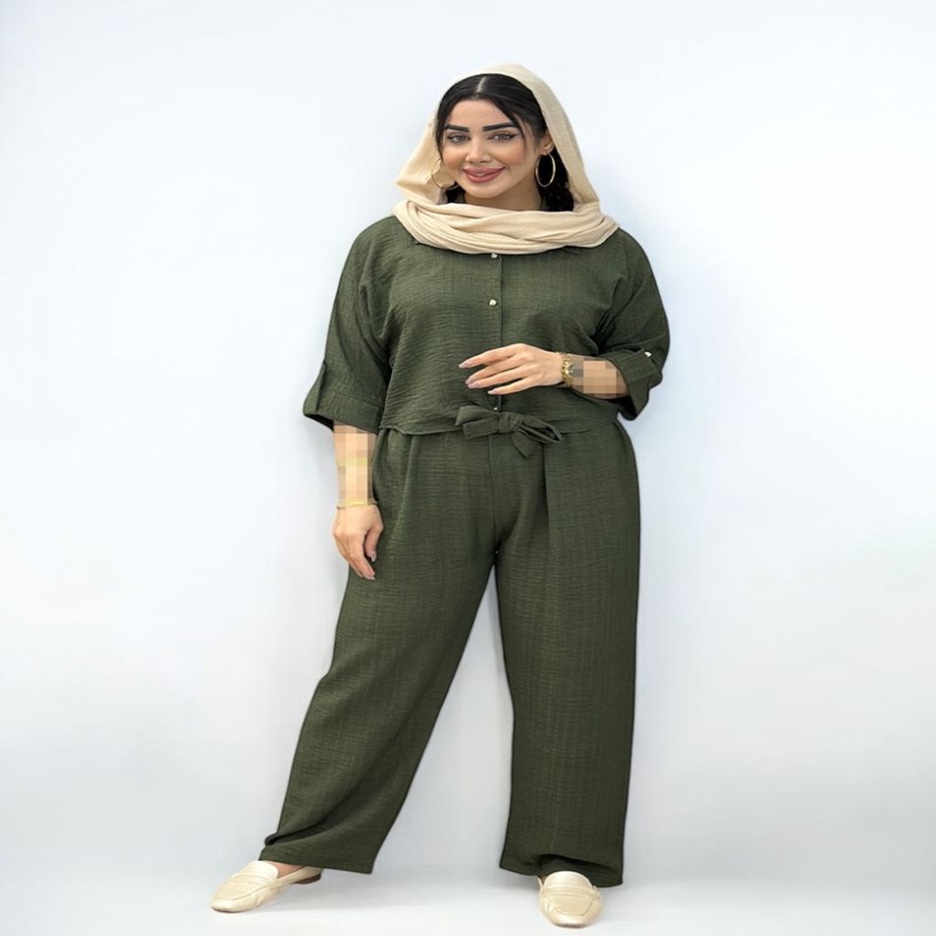 خرید اینترنتی قیمت ست شومیز و شلوار زنانه ماهلین