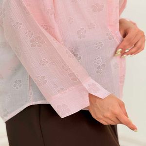 خرید اینترنتی قیمت شومیز شیشه ای زنانه گل