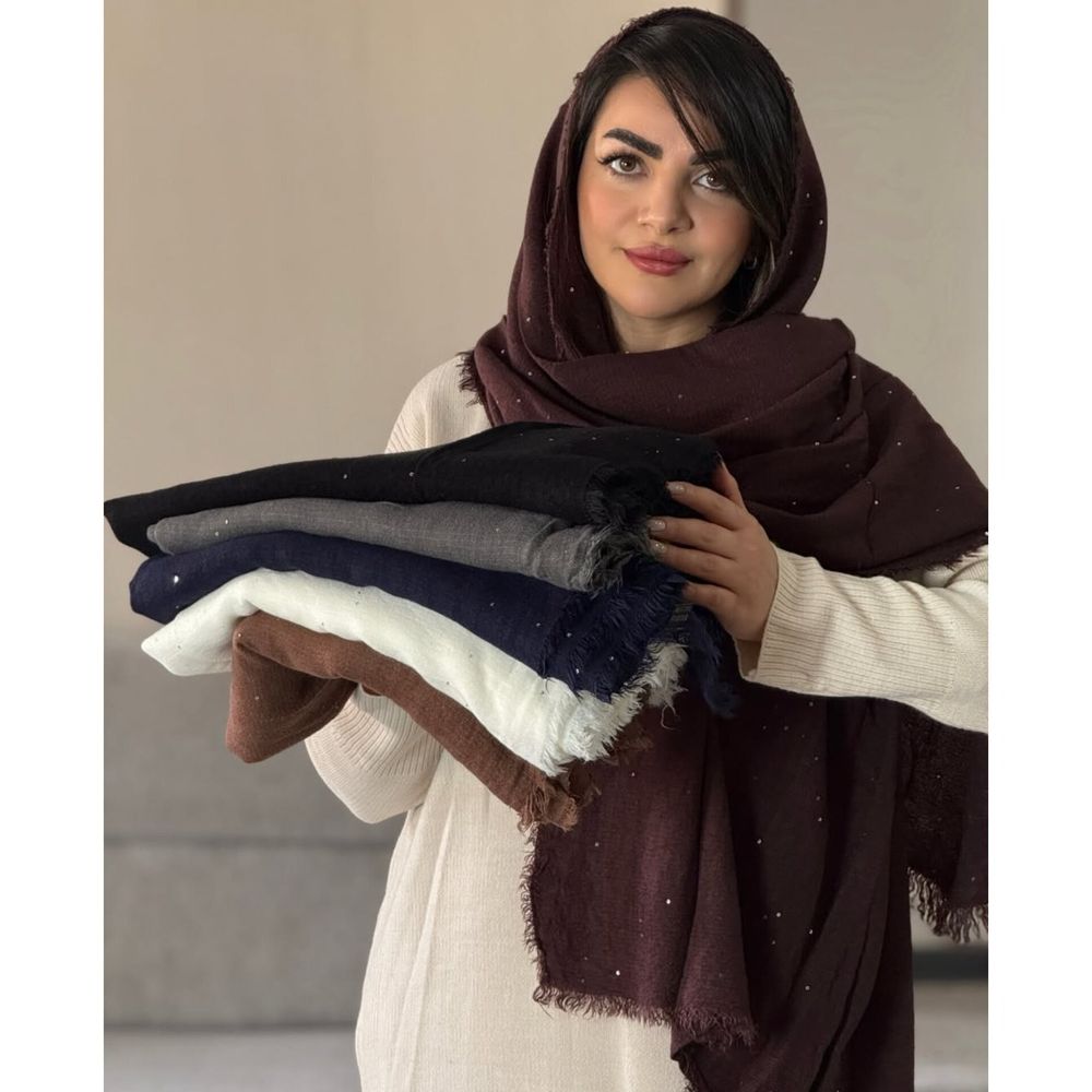 قیمت ارزان شال کنفی پولکی وارداتی