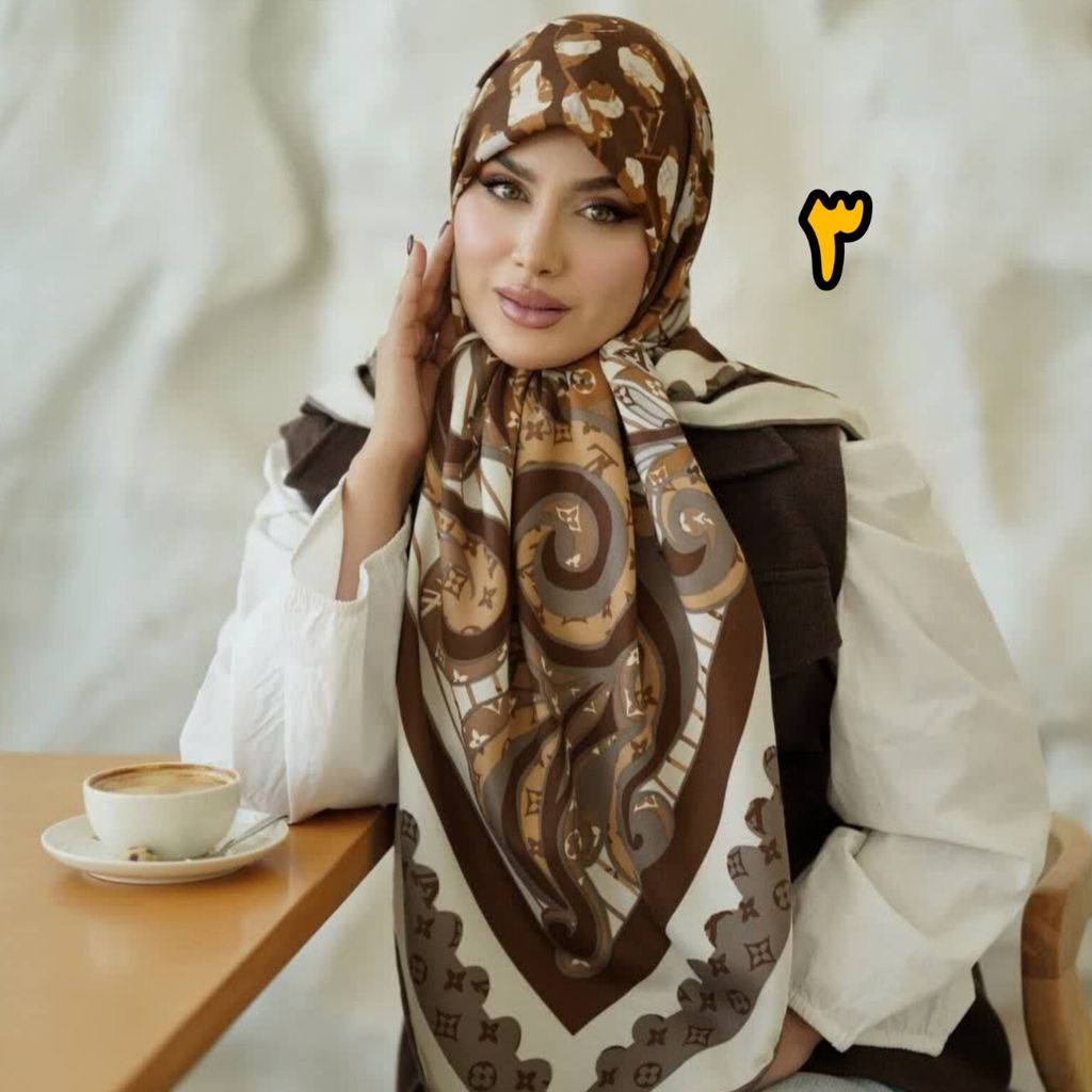 قیمت روسری نخی کجراه پاییزه متریال وارداتی