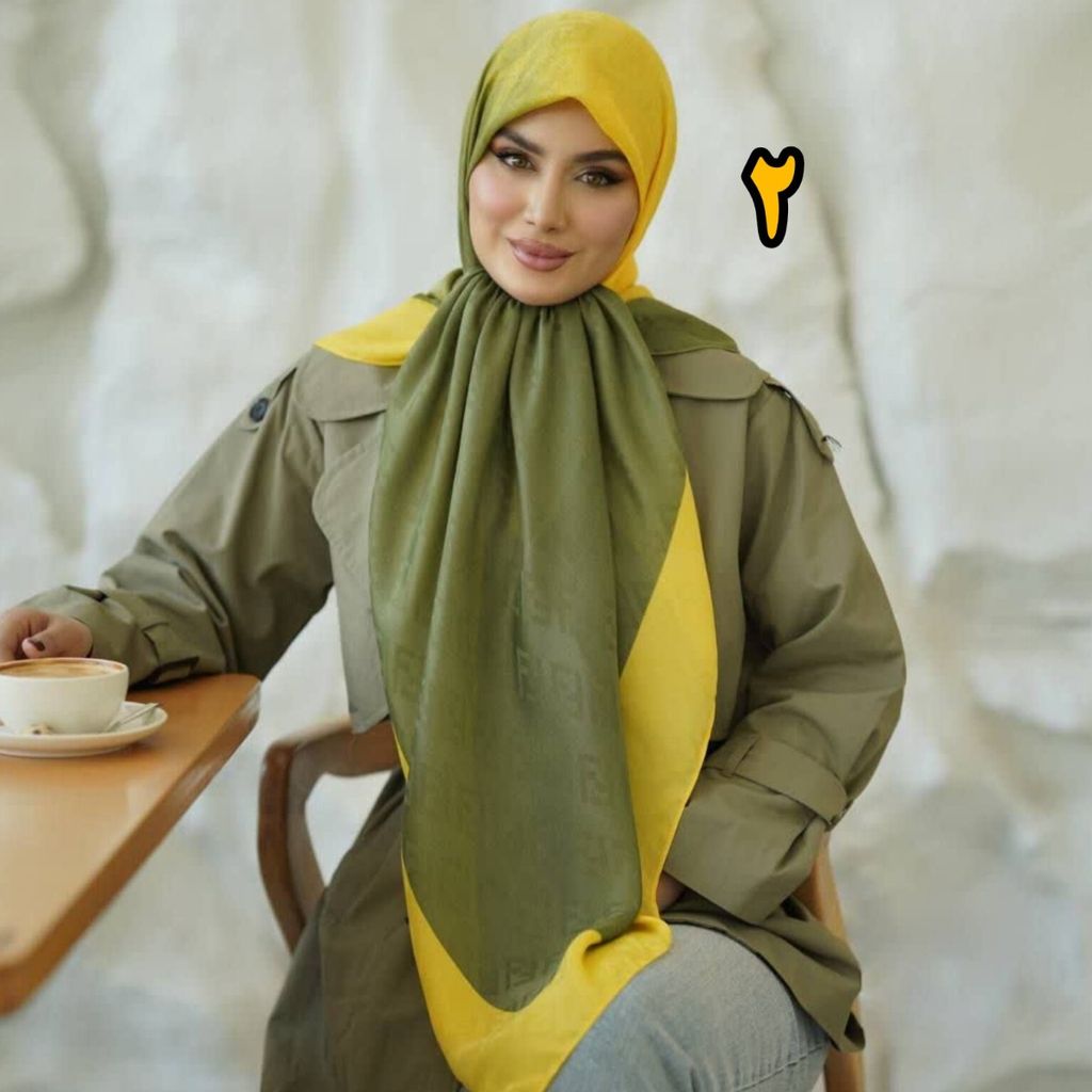 فروش اینترنتی روسری نخ ژاکارد تک رنگ متریال وارداتی