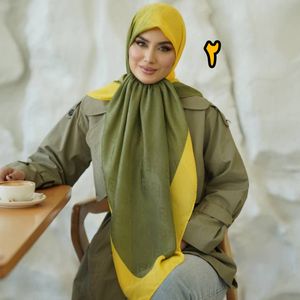 فروش اینترنتی روسری نخ ژاکارد تک رنگ متریال وارداتی