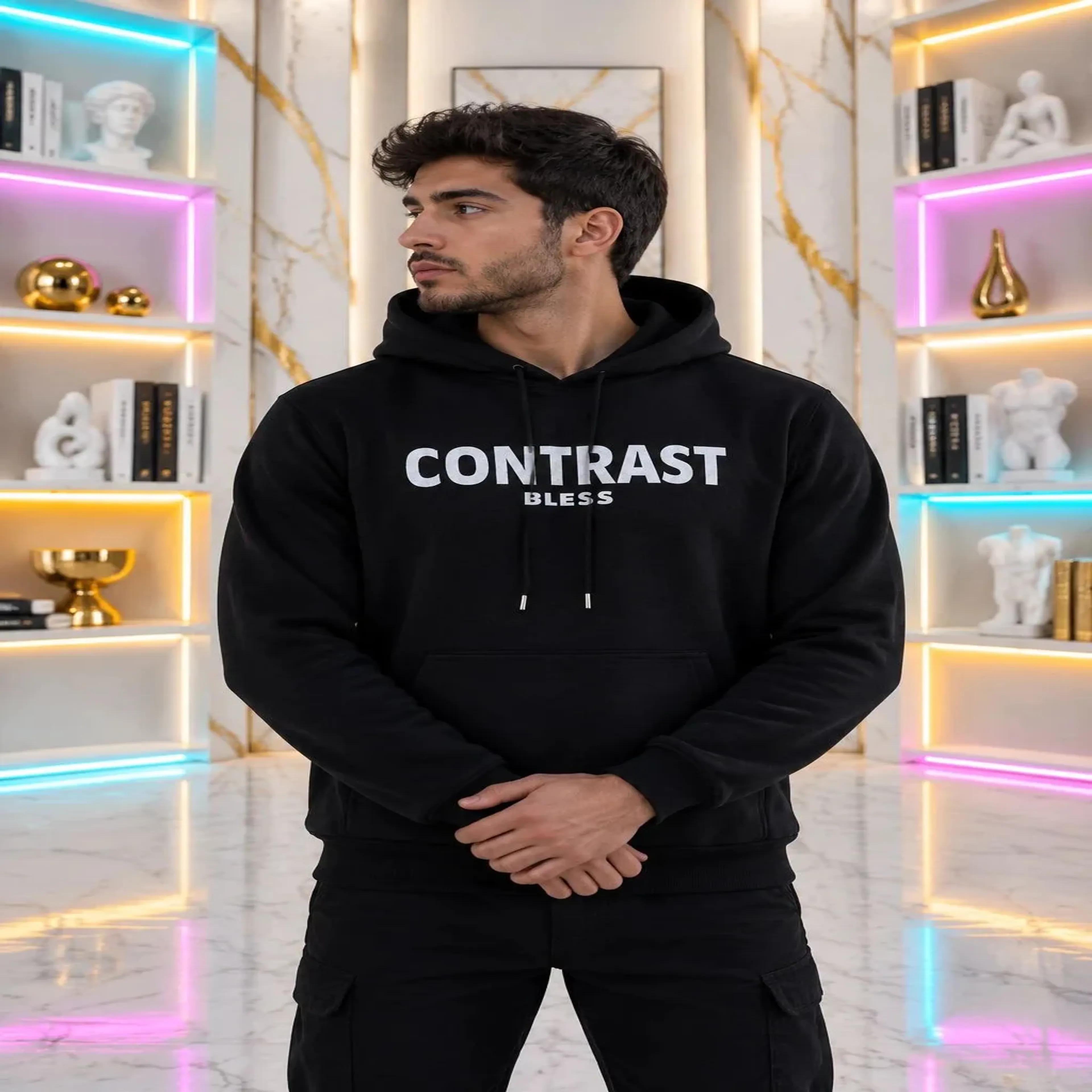خرید اینترنتی قیمت هودی مردانه CONTRAST داخل کرکی