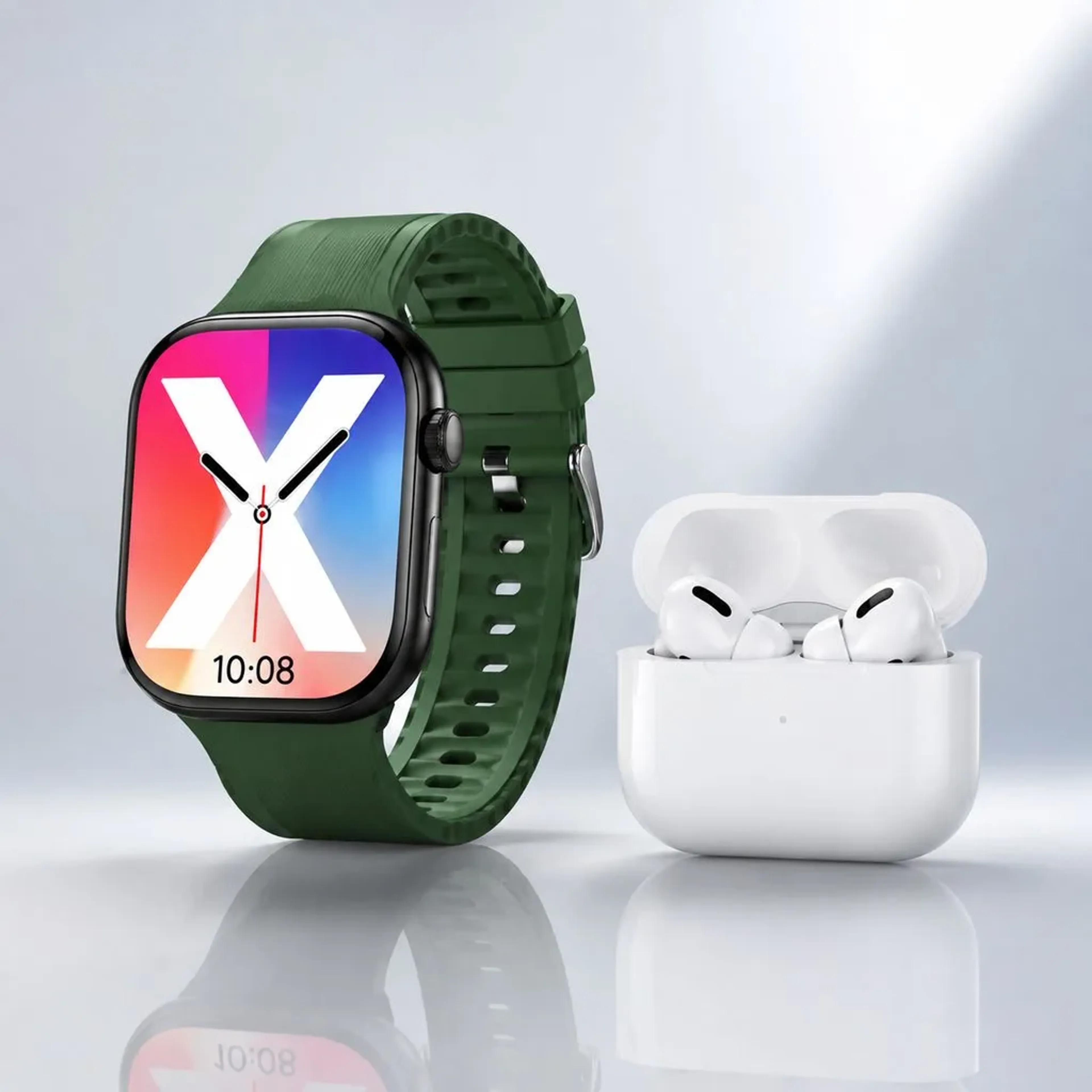 خرید اینترنتی قیمت ساعت هوشمند KEQIWEAR مدل KW53 MAX به همراه ایرپاد