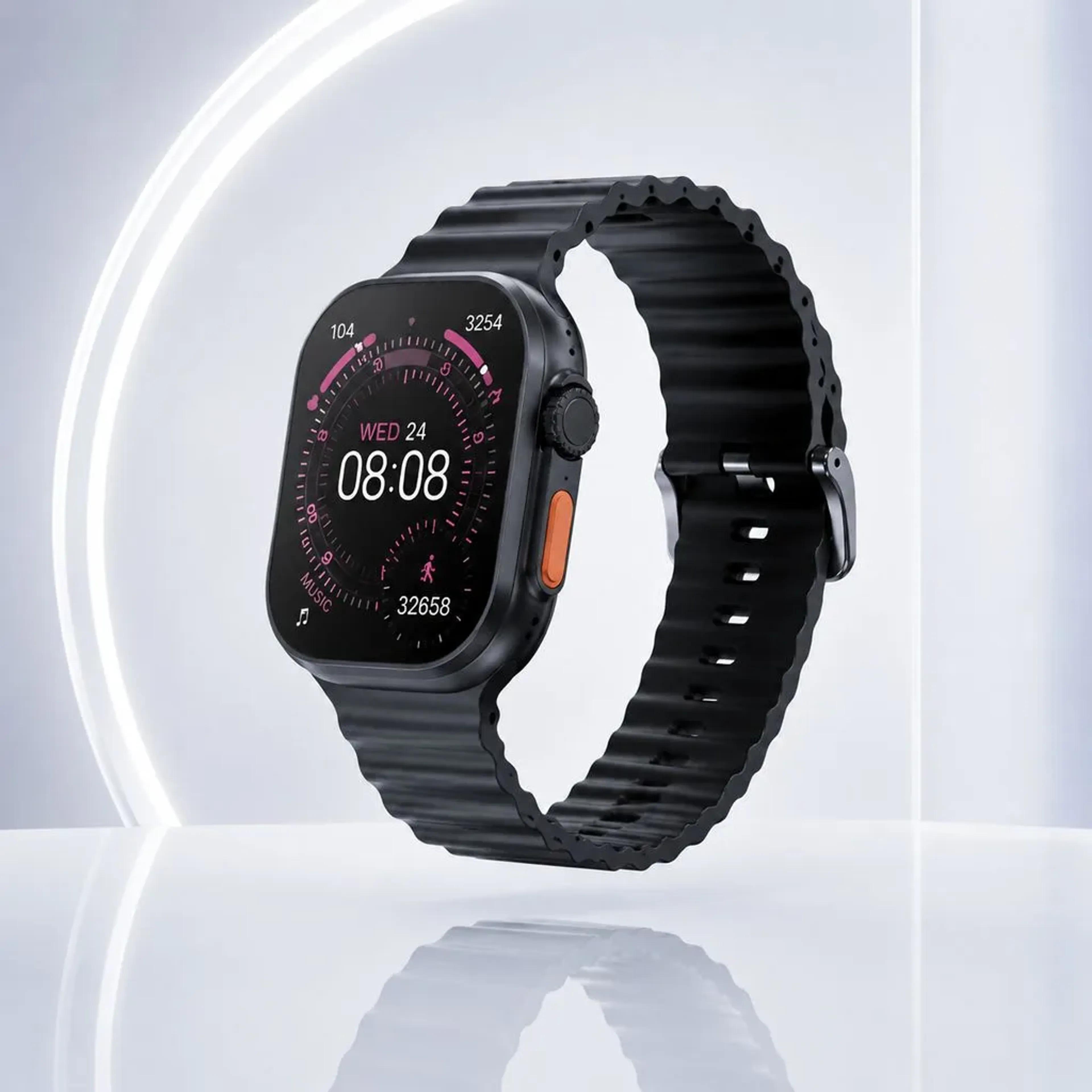 خرید اینترنتی قیمت ساعت هوشمند Keqiwear مدل Kw82 Ultra3
