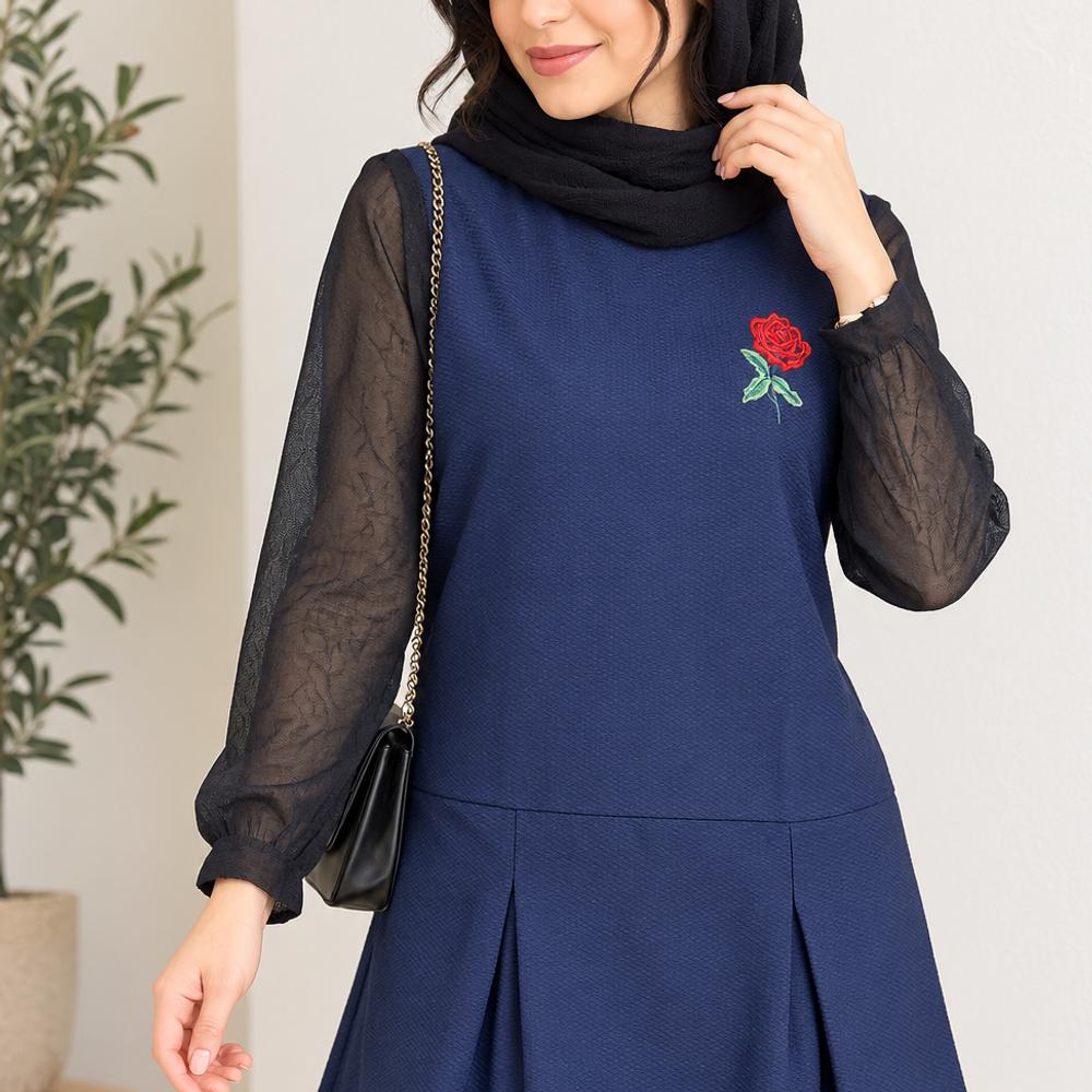خرید آنلاین تونیک زنانه سینه گلدوزی شده