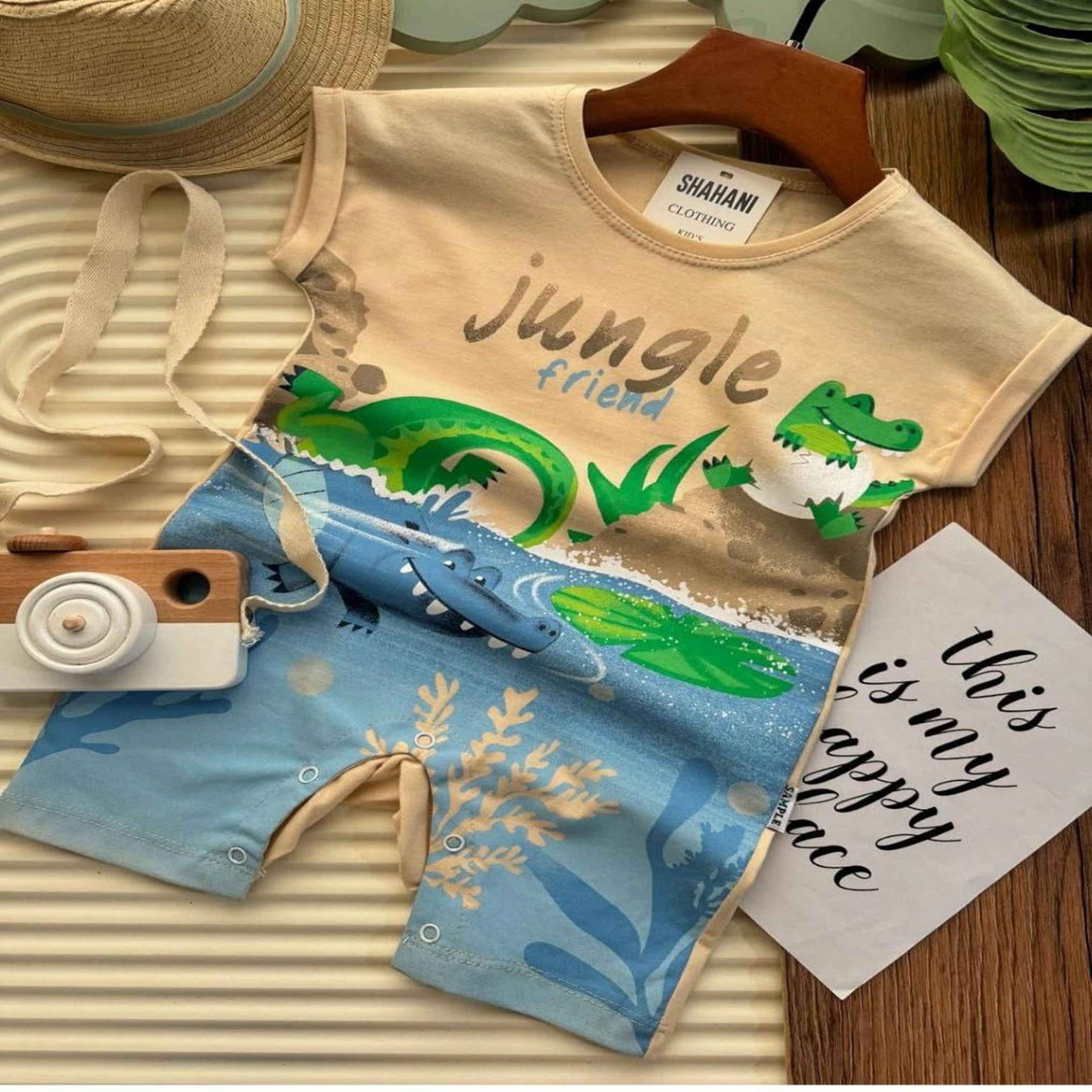 خرید اینترنتی قیمت رامپر پسرانه sample تمساح 1006