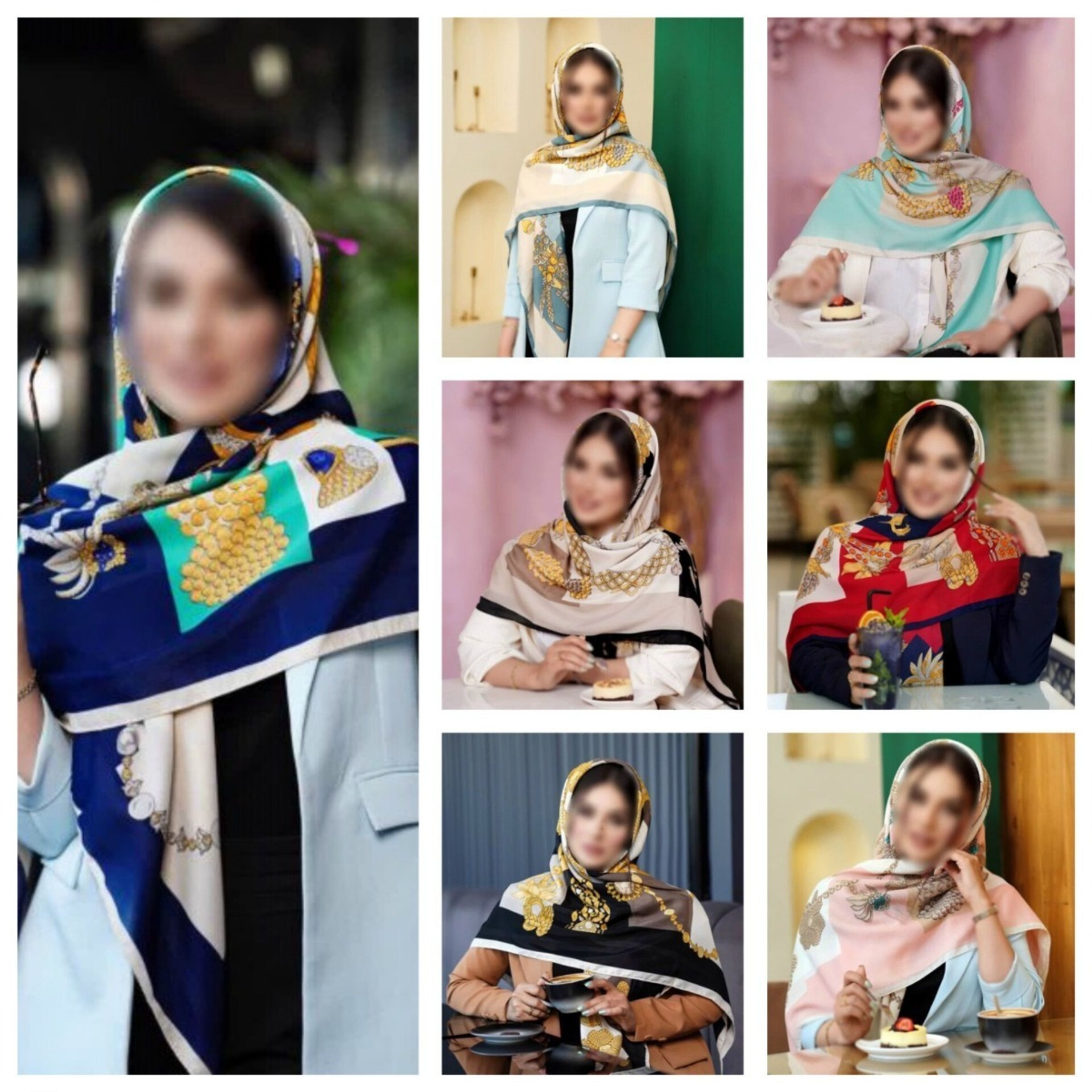 فروش اینترنتی روسری نخ وال ترک وارداتی