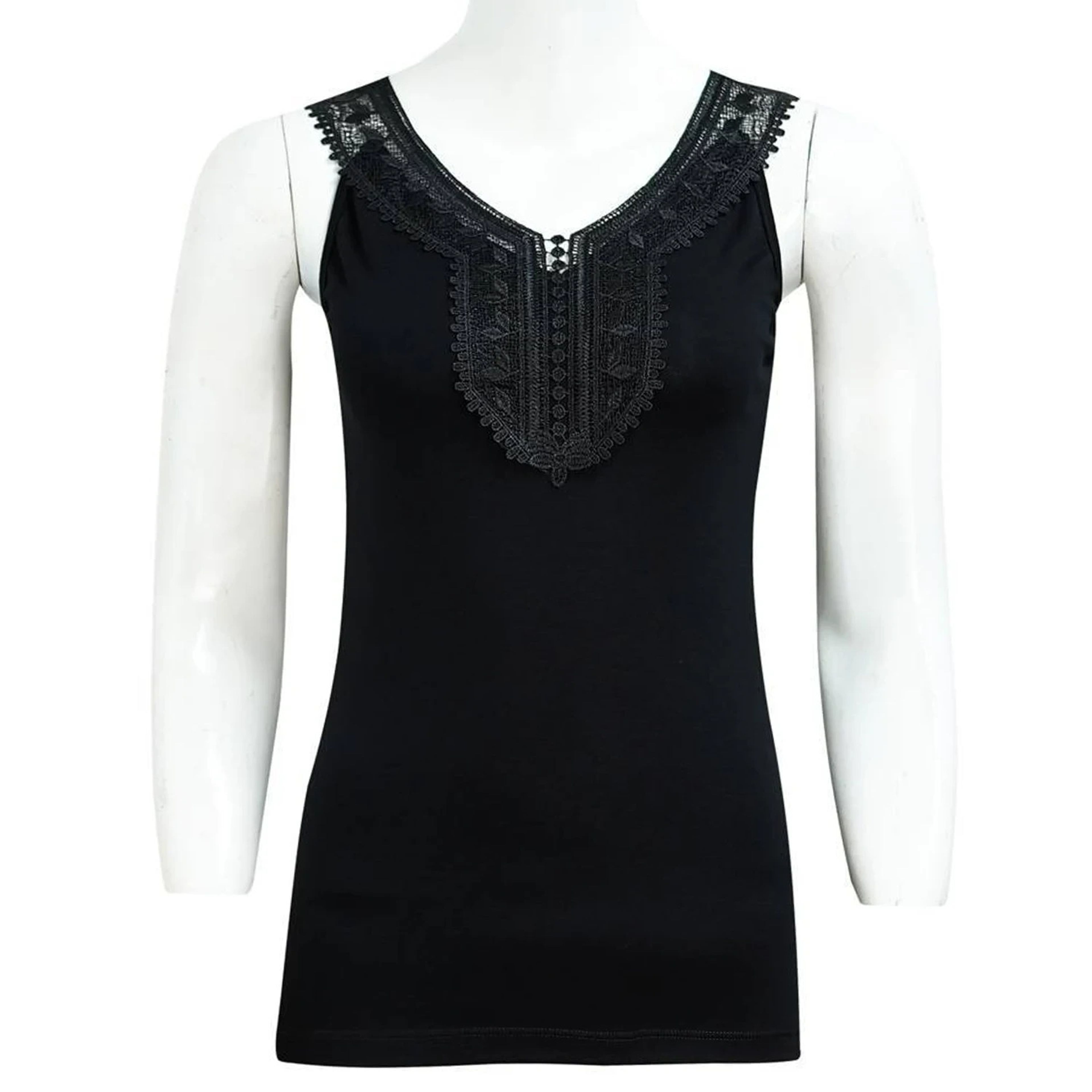 مشخصات تاپ زنانه فاتریپ یقه گیپور 6168