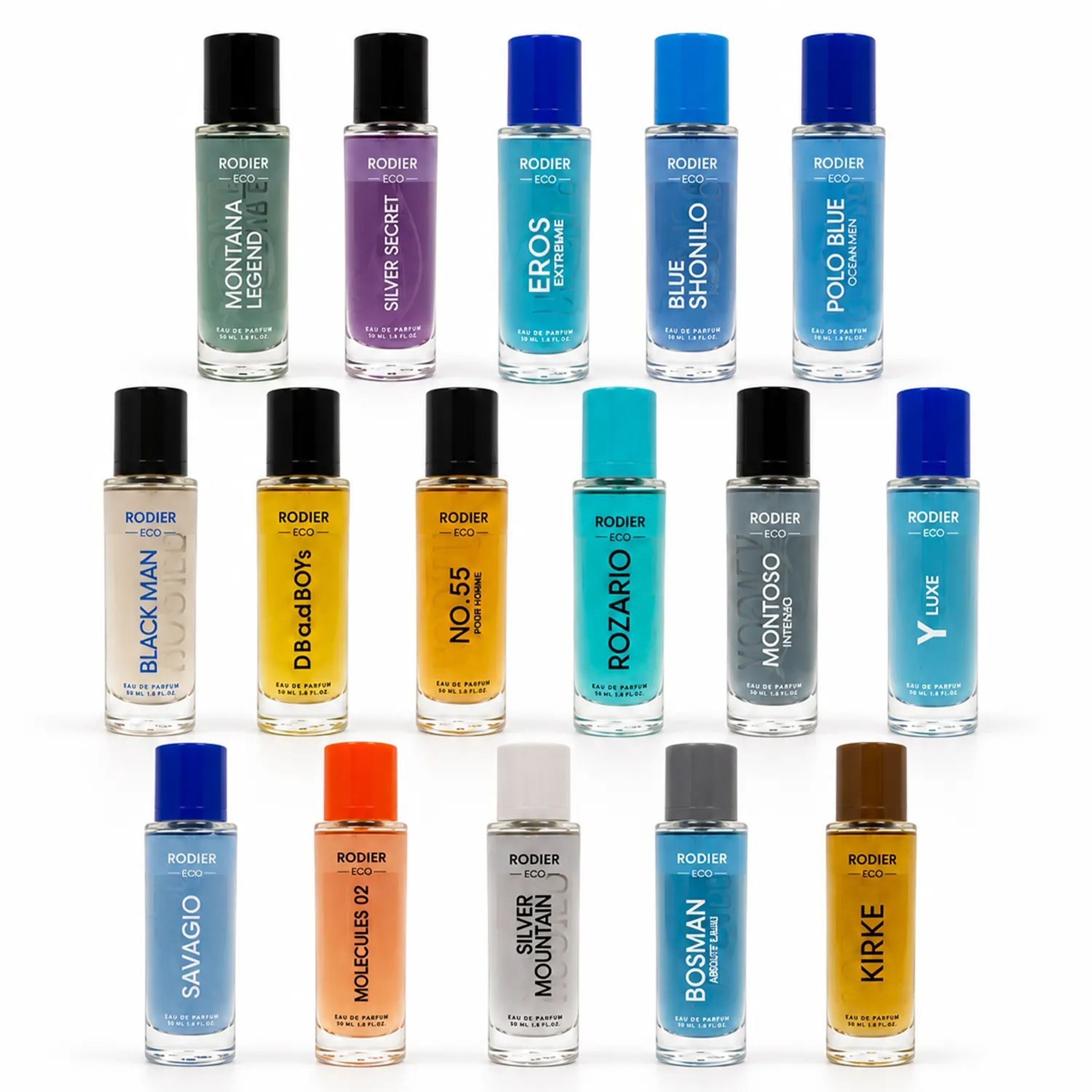 مشخصات عطر مردانه 30 میل رودیر در 16 رایحه