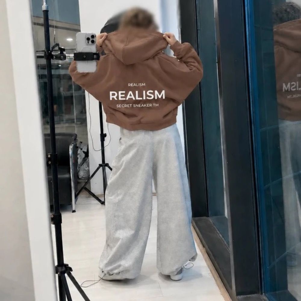 مشخصات سویشرت قواره دار داخل کرک REALISM