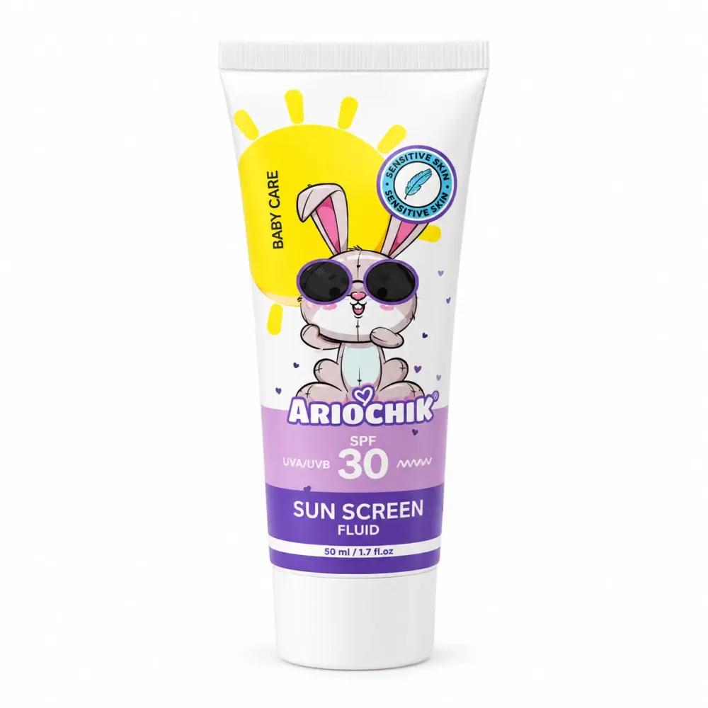 خرید اینترنتی قیمت کرم ضد آفتاب کودک آریو چیک SPF 30