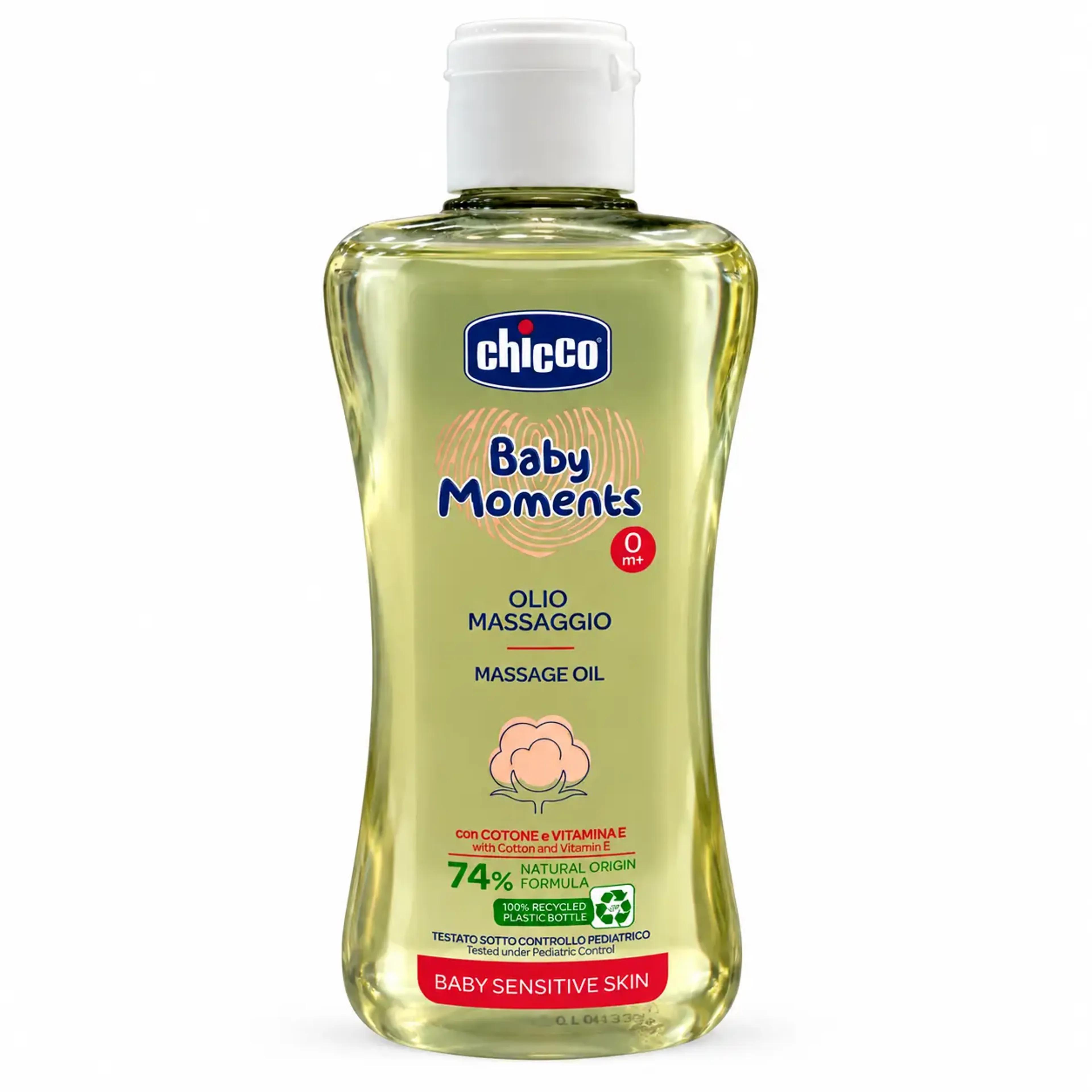 خرید اینترنتی قیمت روغن ماساژ چیکو Baby Moments