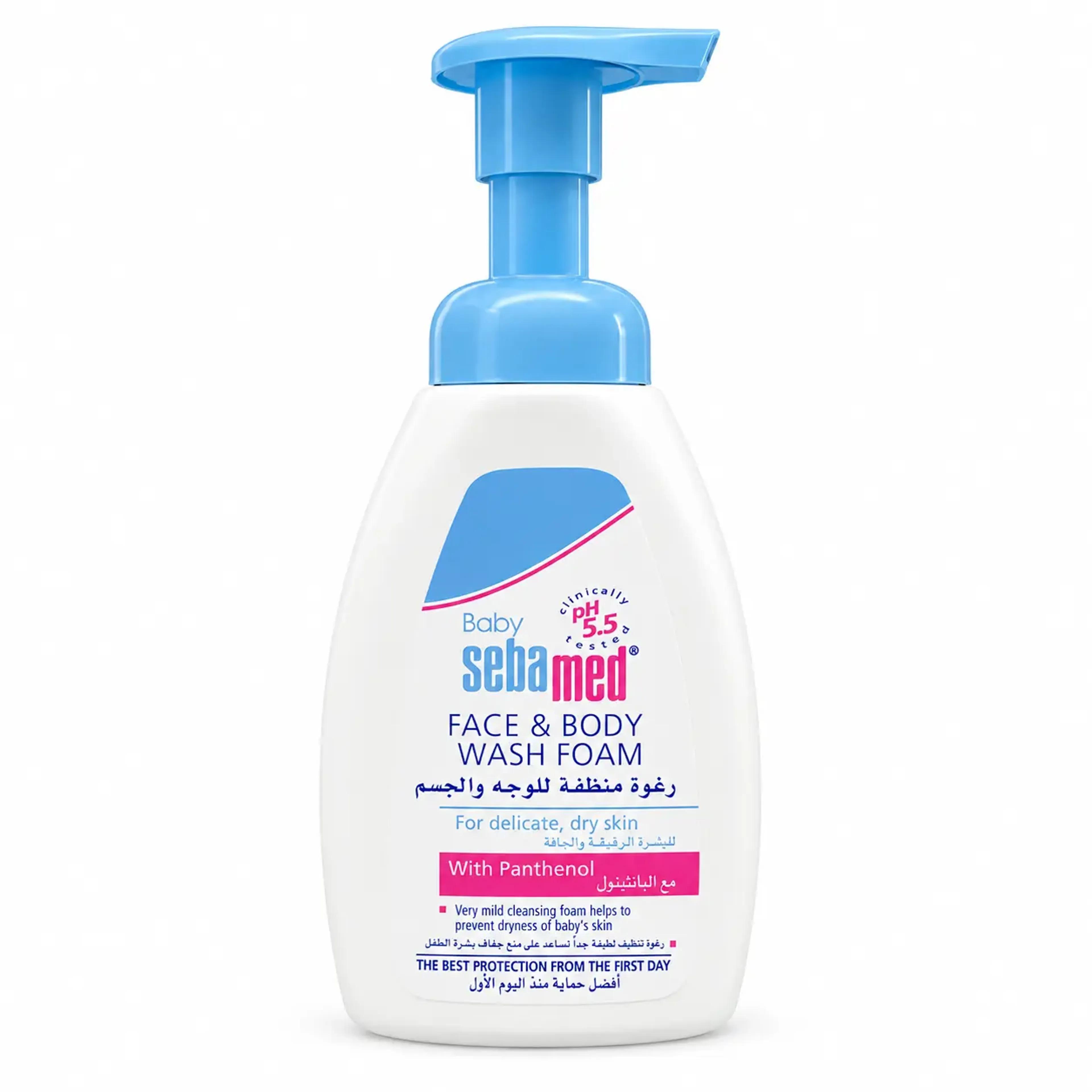 خرید اینترنتی قیمت شامپو سر و بدن کودک سبامد Sebamed حجم 400 میل
