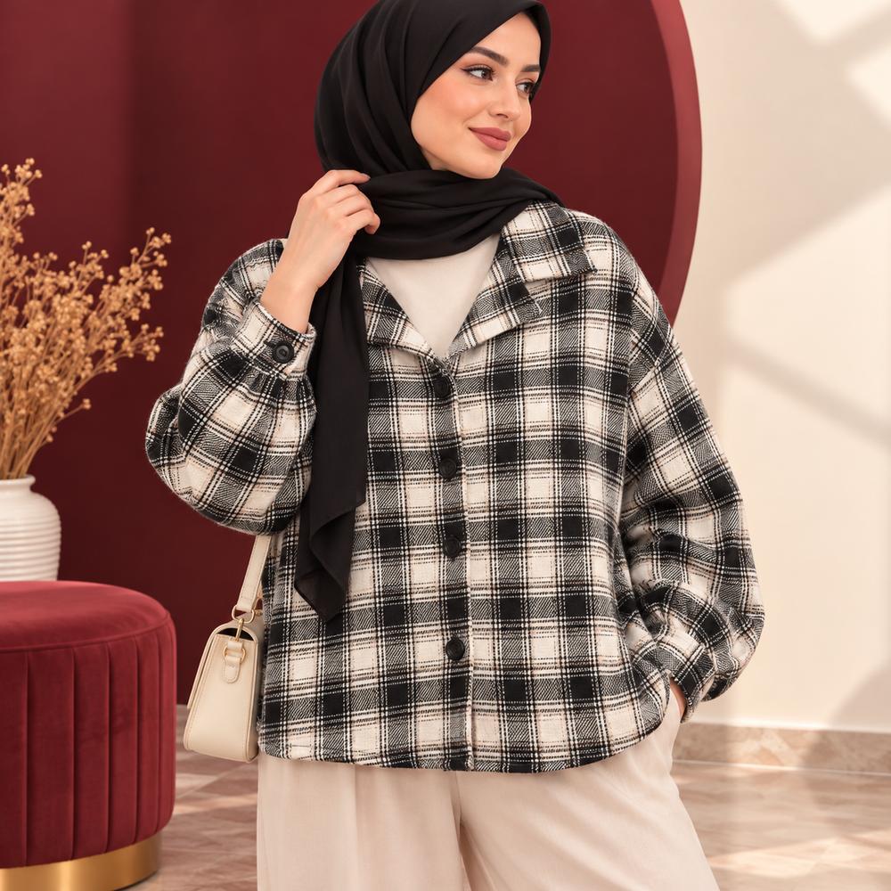خرید اینترنتی قیمت شکت چهارخانه کشمیر | کد 6061