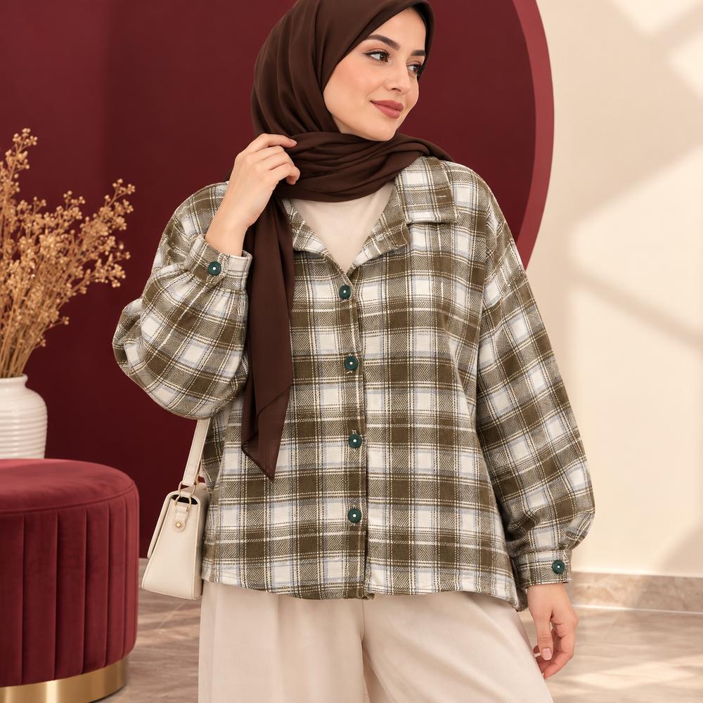 خرید اینترنتی قیمت شکت چهارخانه کشمیر | کد 6061