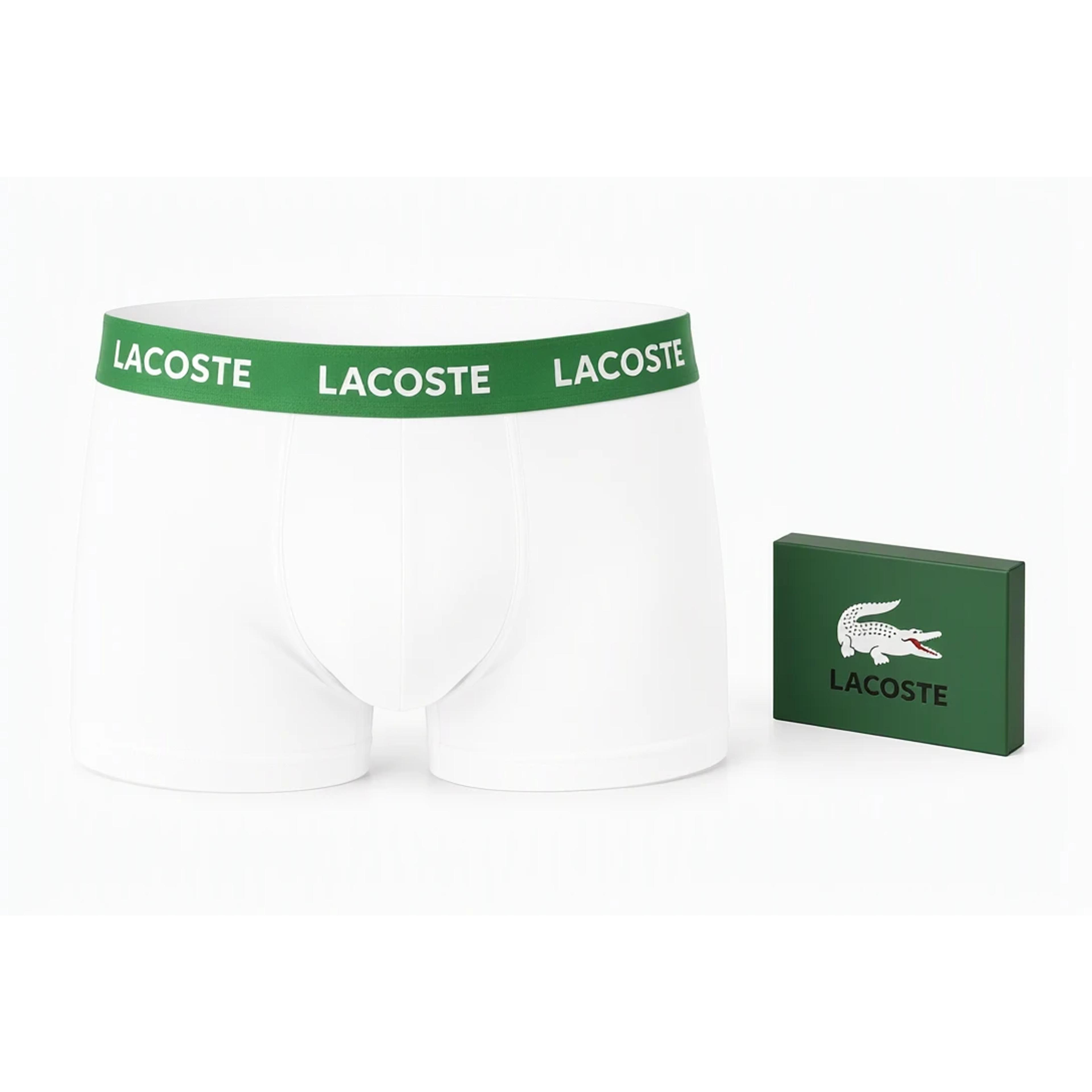 قیمت ارزان شورت نیم پا مردانه لاگوست Lacoste سفید سری اسپرت