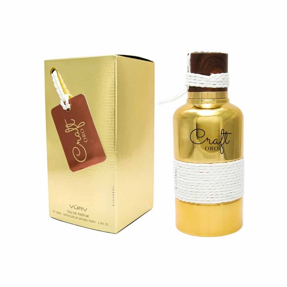خرید اینترنتی قیمت عطر ادکلن زنانه لطافه کرافت اورو طلایی | Lattafa Vurv Craft Oro