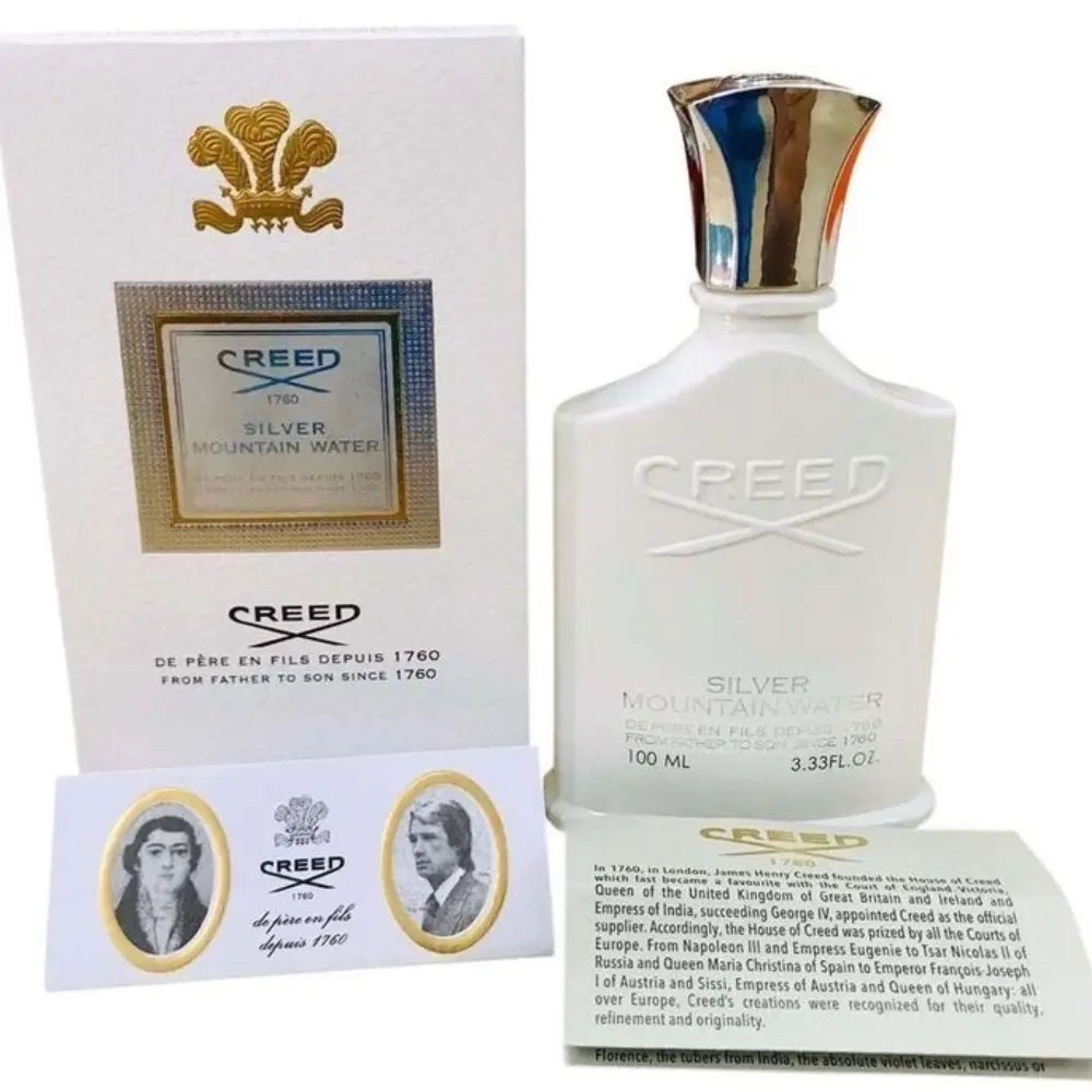 مشخصات تستر عطر ادکلن کرید سیلور مانتین واتر | Creed Silver Mountain Wate