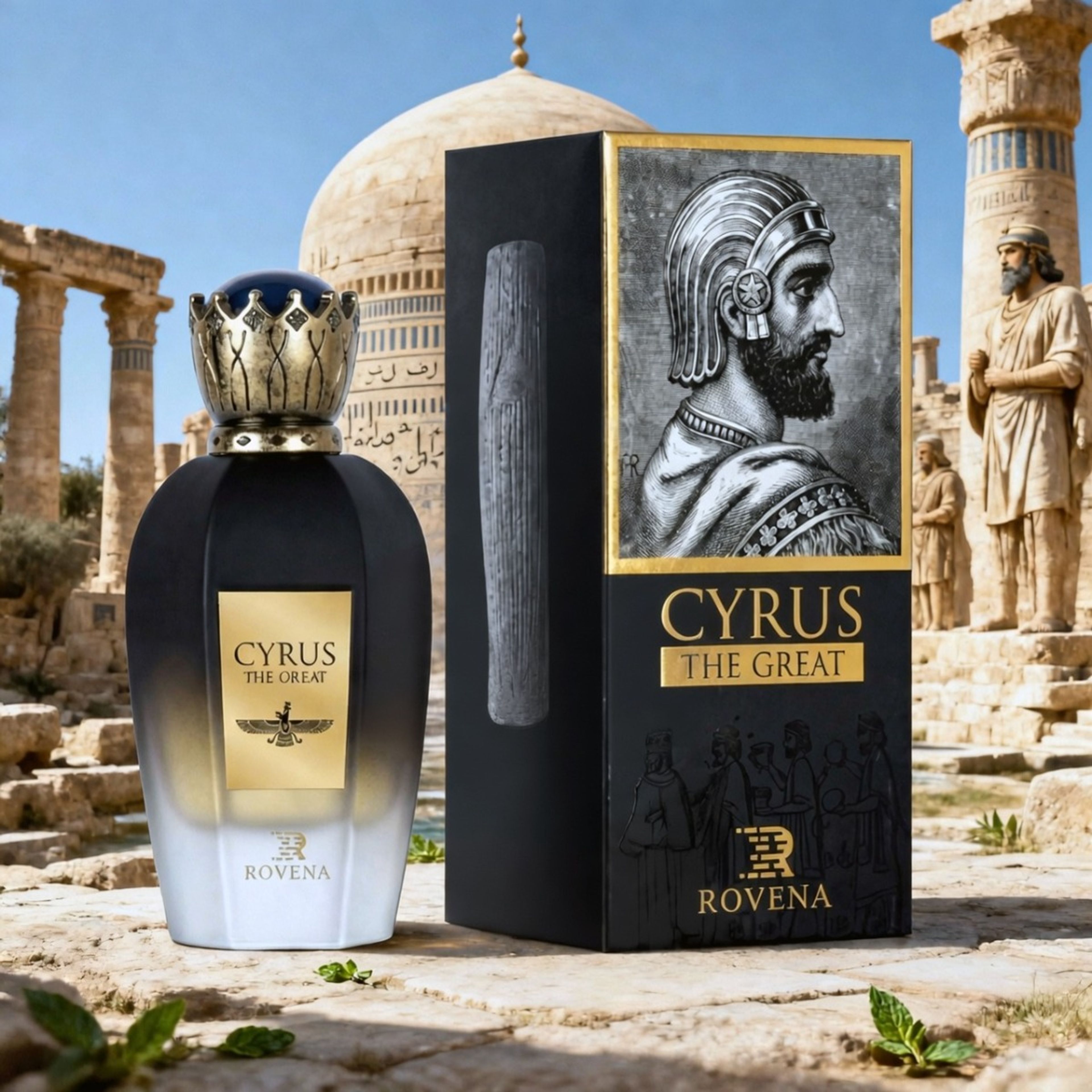 خرید اینترنتی عطر ادکلن مردانه کوروش کبیر روونا فرانسه اسانس فرانسوی حجم 100 میل