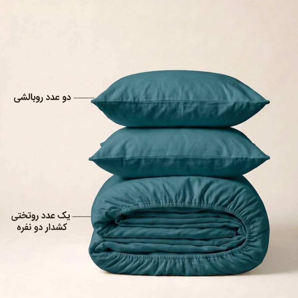 خرید اینترنتی سرویس خواب دو نفره ملحفه کشدار میکرو ساده و شیک سایز 200160 سانتی متر