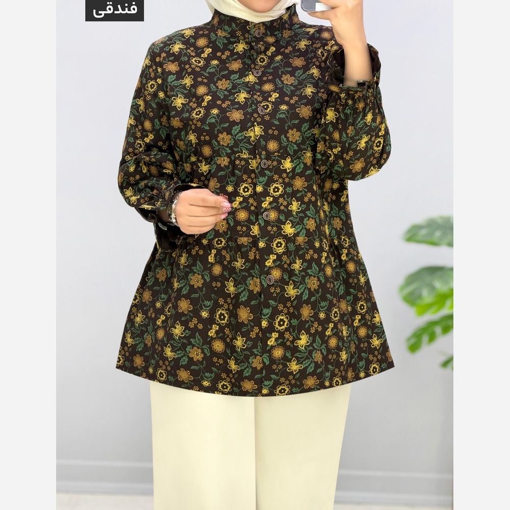 خرید انلاین مانتوشومیزعروسکی زنانه لنین طرحدار