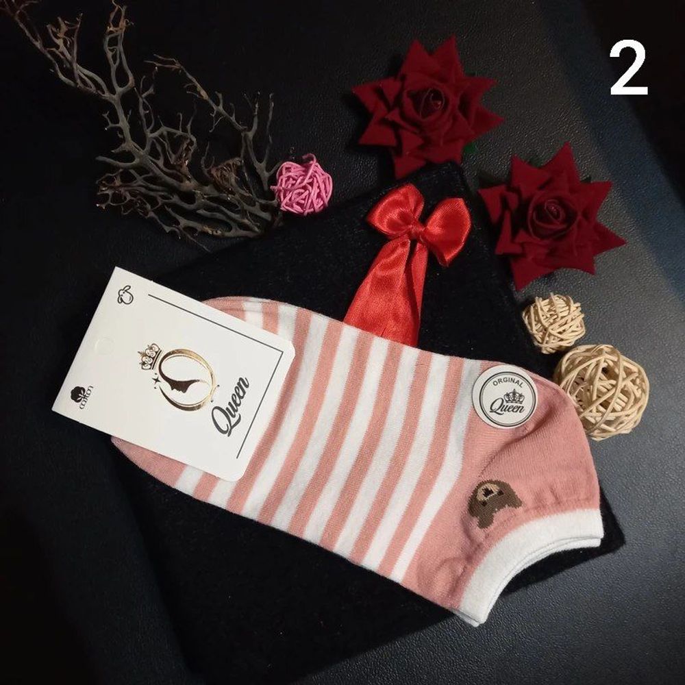 خرید انلاین جوراب زنانه ساق کوتاه طرح تدی