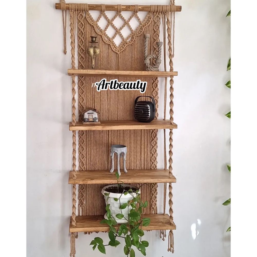 مشخصات شلف مکرومه چند طبقه طرح آرمیتاژ