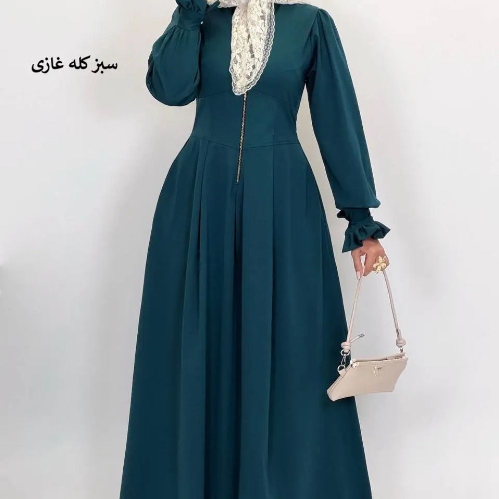 خرید انلاین مانتوبلندپرنسسی سیلک مجلسی