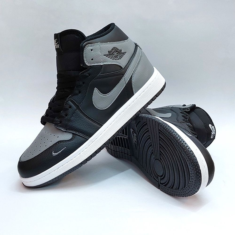 فروش اینترنتی کتانی نایک جردن وان ساقدار رنگ پرطرفدار مشکی طوسی Nike Jordan one