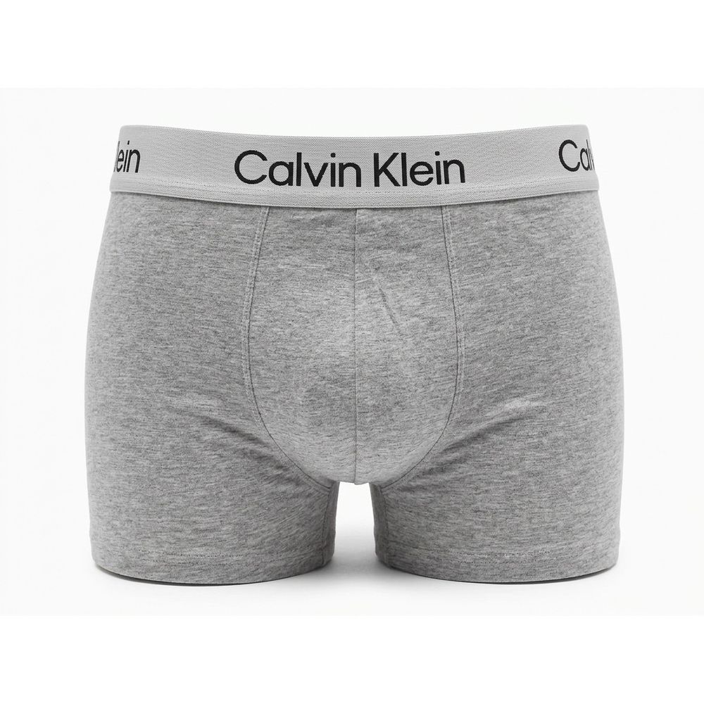 فروش اینترنتی شورت مردانه نیم پا کلوین کلاین Calvin Klein رنگ طوسی ملانژ پک 3 عددی سایز بزرگ 2XL و 3XL