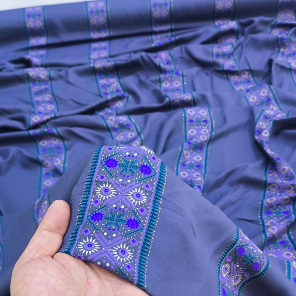 قیمت پارچه نخی کشمیر خلیجی 1