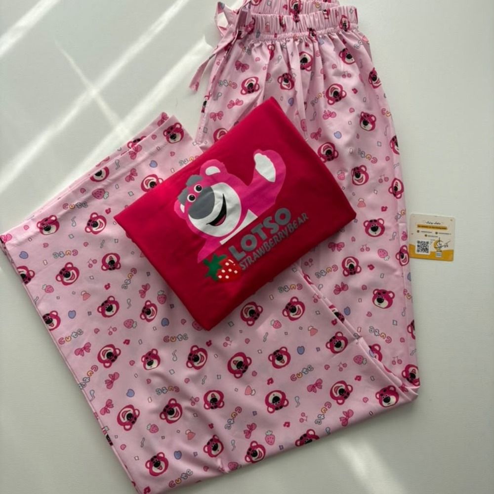 خرید اینترنتی ست تیشرت باکسی و شلوار بگ زنانه