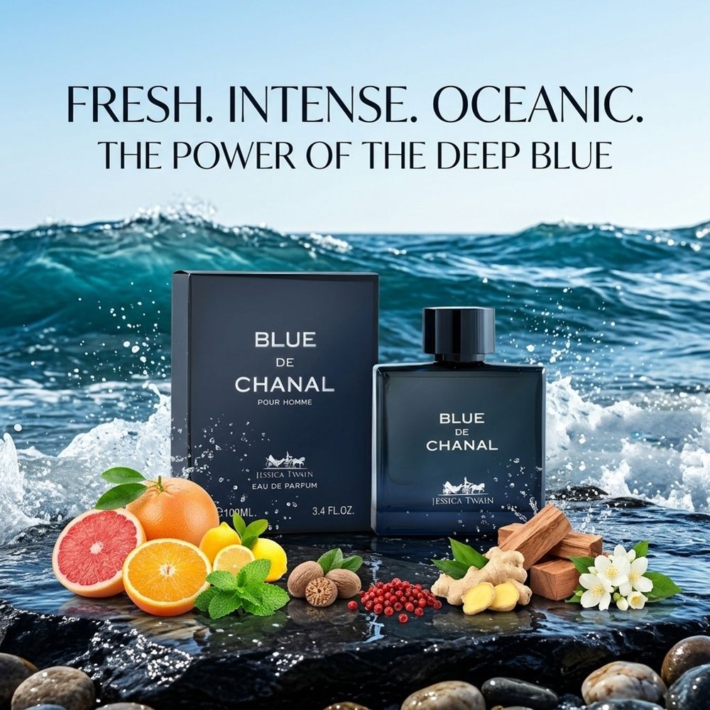 قیمت عطر ادکلن بسیار پرفروش مردانه بلو شنل جسیکا توین فرانسه اصل 100 میل خنک