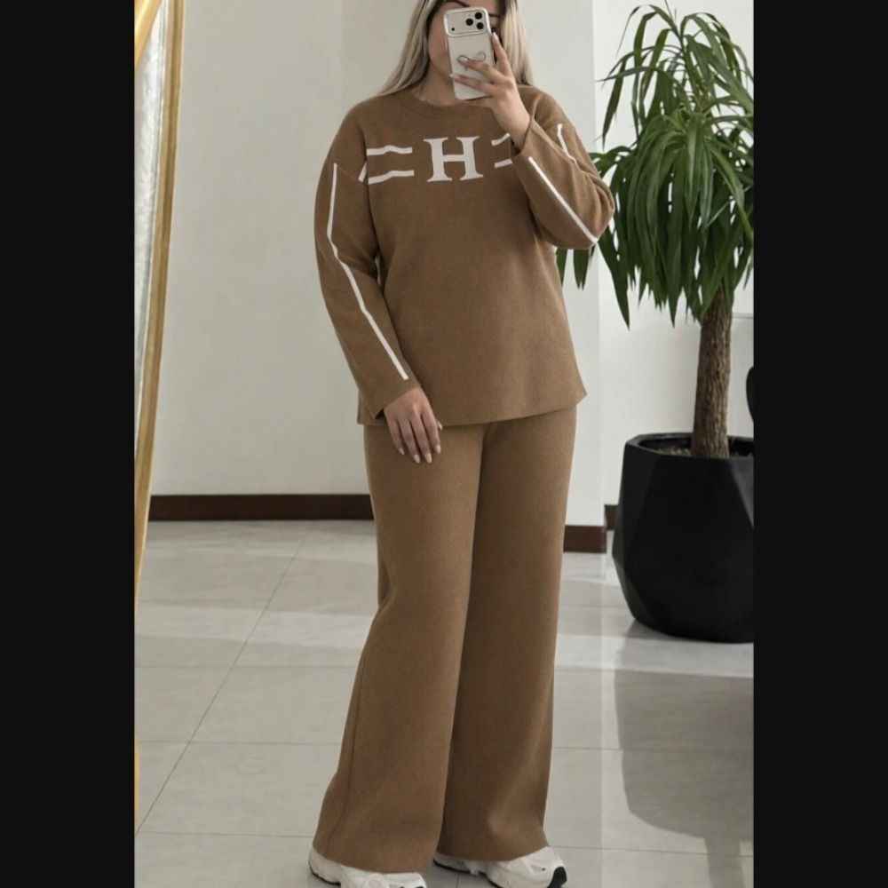 قیمت ارزان ست بلوز شلوار بافت هرمس