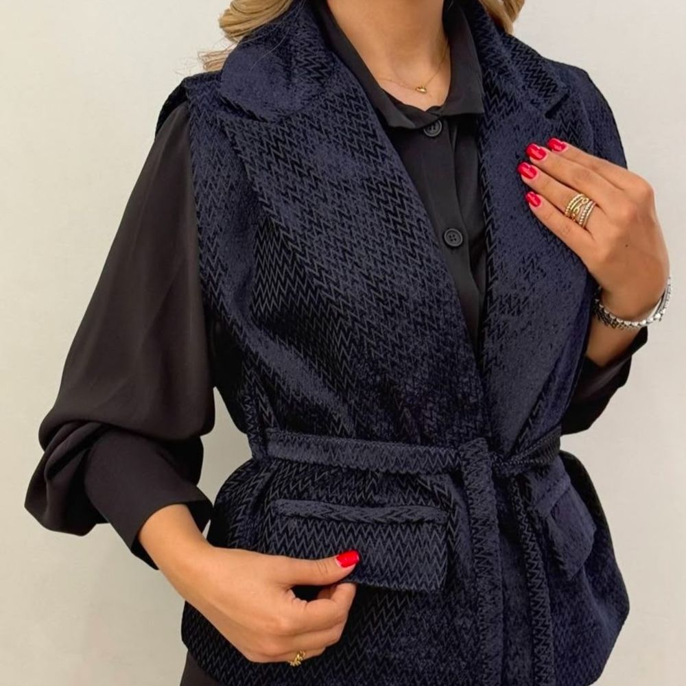 فروش اینترنتی وست زمستانی مخمل زنانه