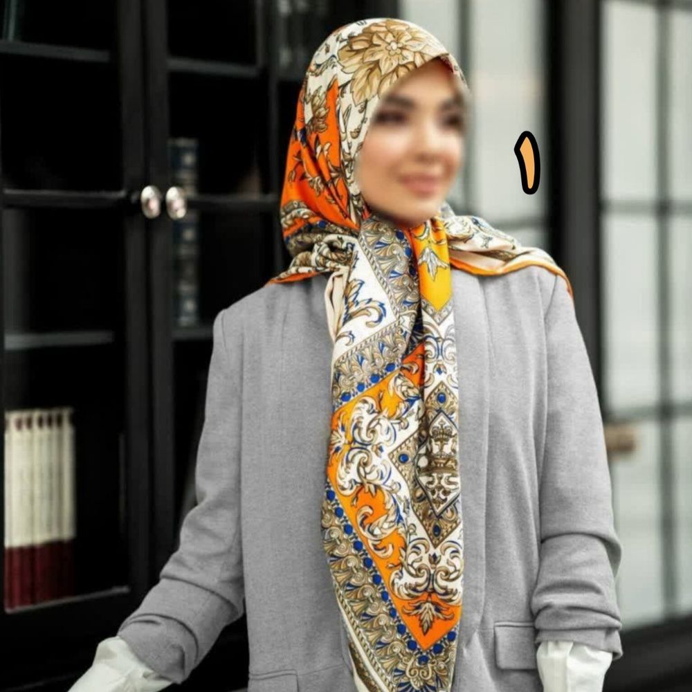 قیمت روسری مجلسی ابریشم متریال وارداتی