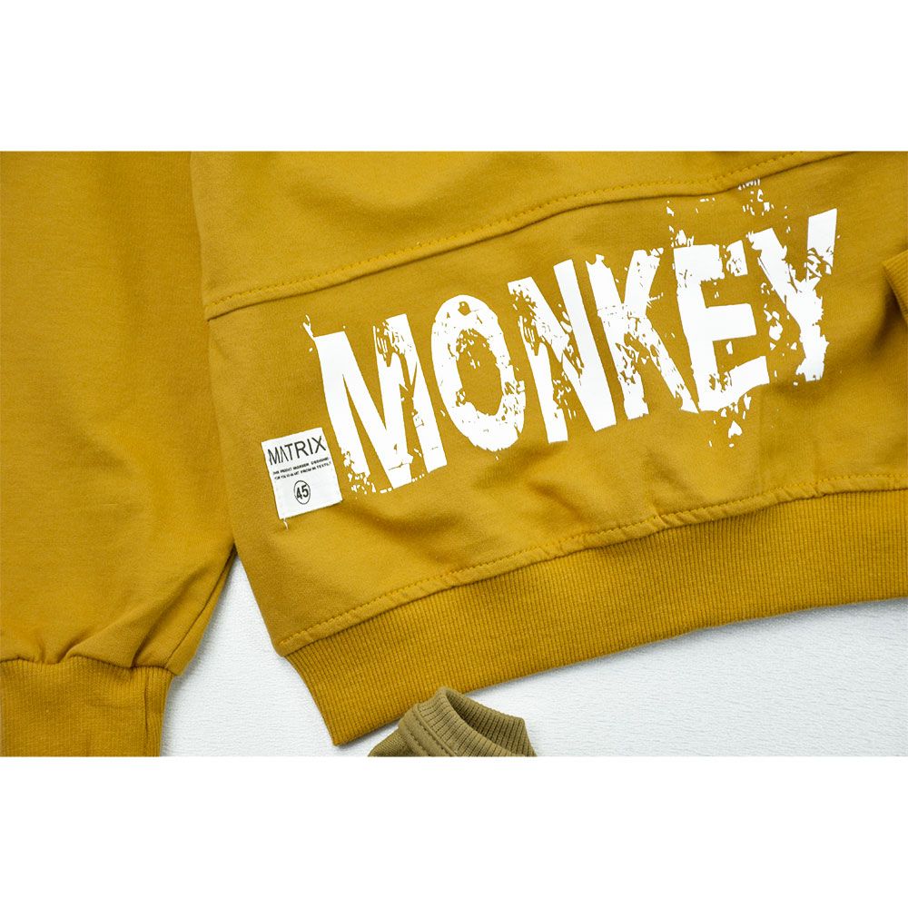 خرید اینترنتی قیمت ست بلوز و شلوار پسرانه MONKEY کد 12035