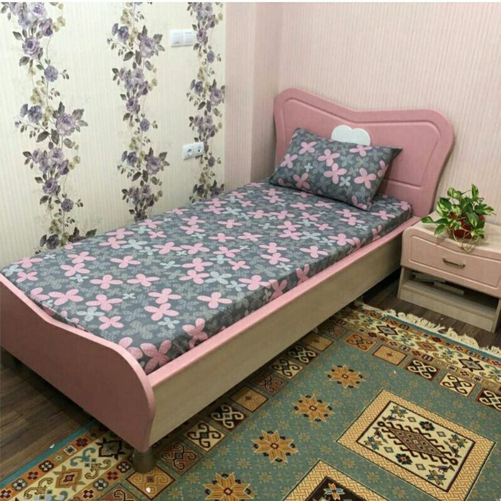 فروش اینترنتی کاور تخت طرح توسکا تک رنگ یک نفره