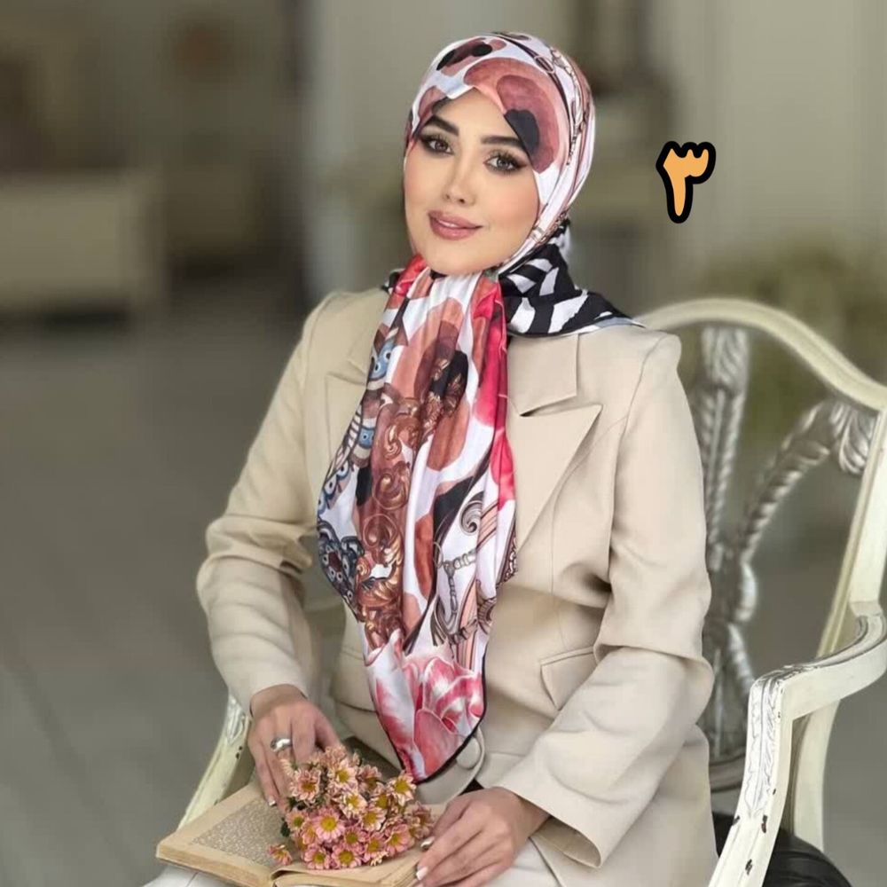 قیمت روسری مجلسی ابریشم ایپک متریال وارداتی