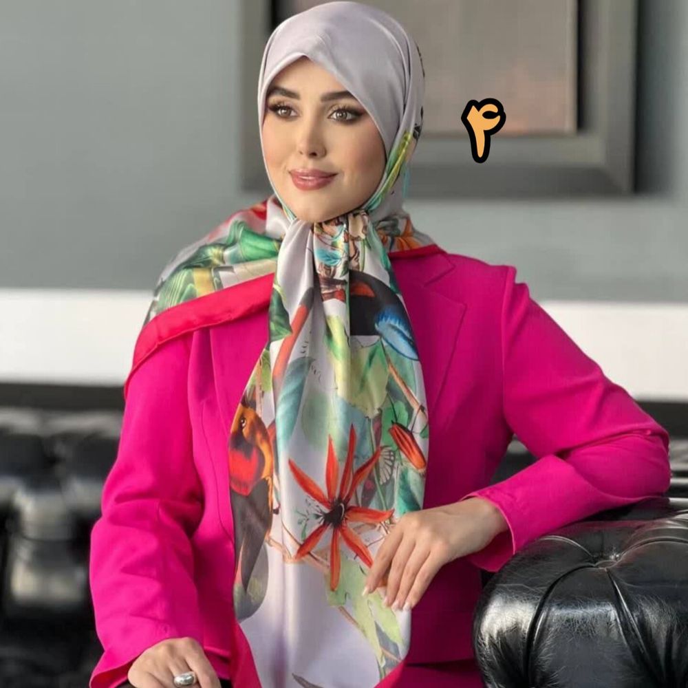 قیمت روسری ابریشم قواره متوسط متریال وارداتی