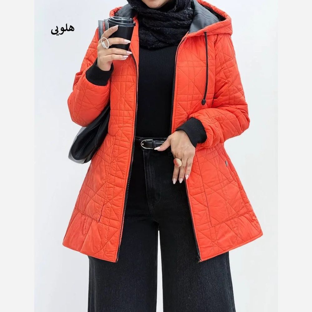 خرید آنلاین کاپشن زنانه آستردارکلاهدار