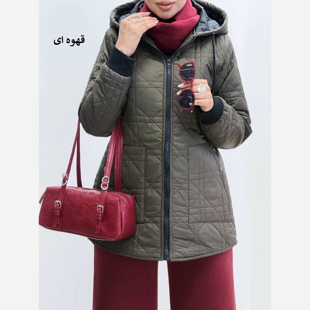 قیمت ارزان کاپشن زنانه آستردارکلاهدار