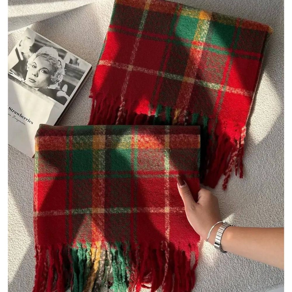 قیمت ارزان شال موهر وارداتی چهار خونه