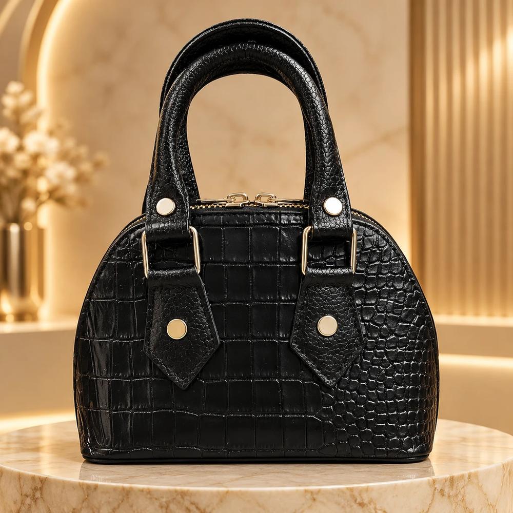 خرید اینترنتی قیمت مینی کیف دستی زنانه ویانا؛ کیف کوچک طرح‌دار کد 2006